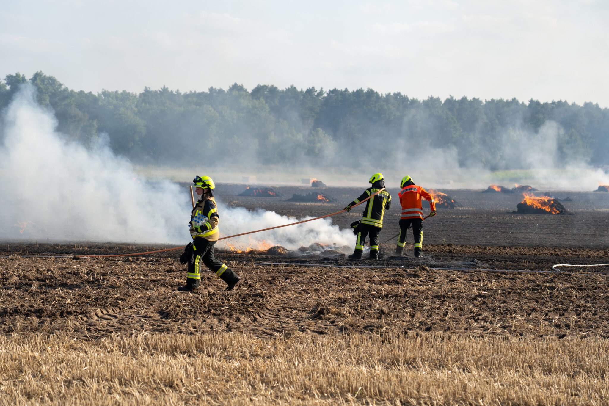 Stoppelfeldbrand